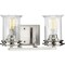 Progress Lighting Winslett Collection Brushed Nickel Two-Light Bath P300273-009 - alternate 1